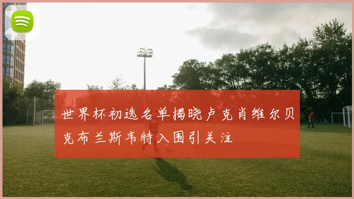 世界杯初选名单揭晓卢克肖维尔贝克布兰斯韦特入围引关注